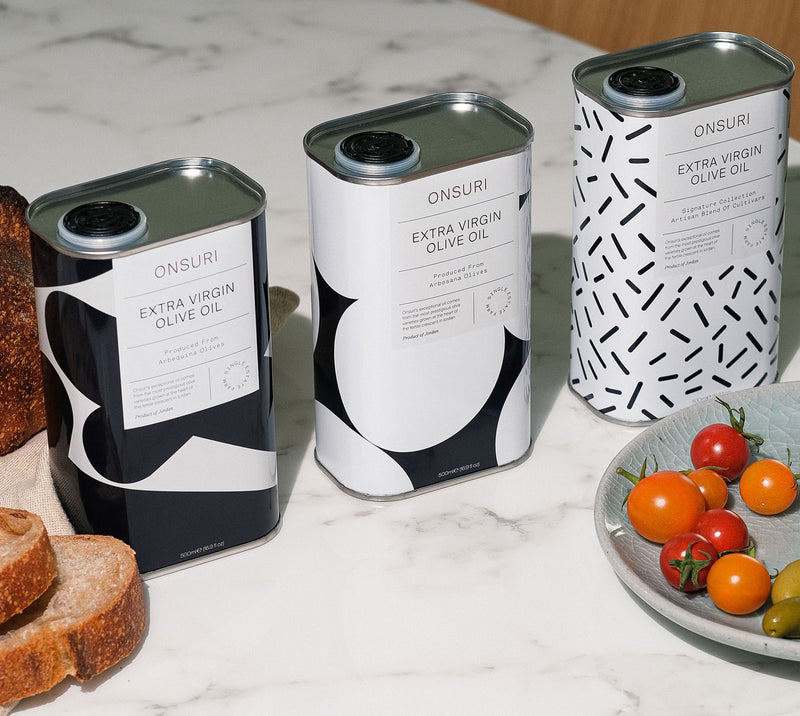 Taster Set EVOO - 3 x 500ml (1.5L)  Polyphenols: >1000 - 1269 mg/kg