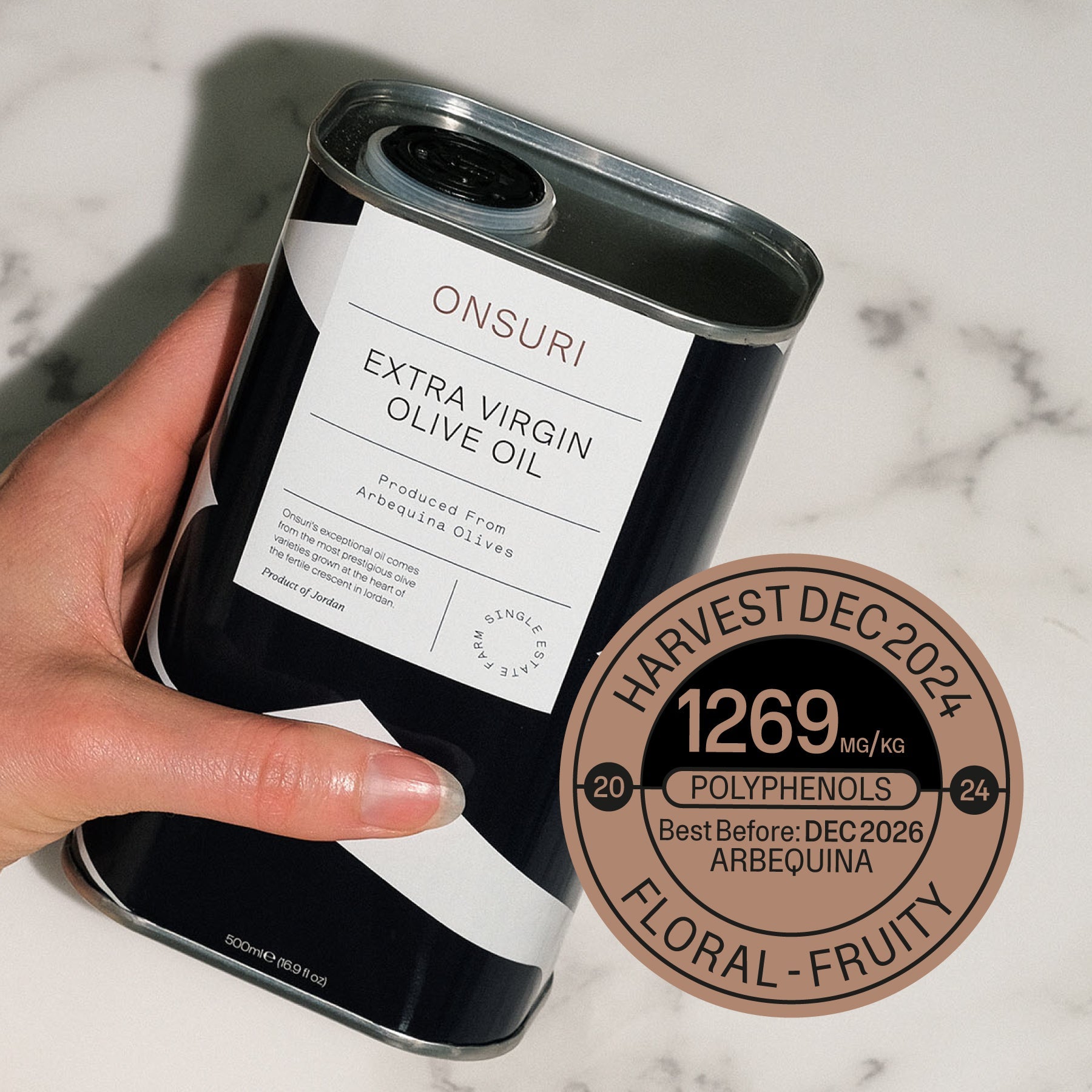 Onsuri Extra Virgin Olive Oil - Arbequina 500ml