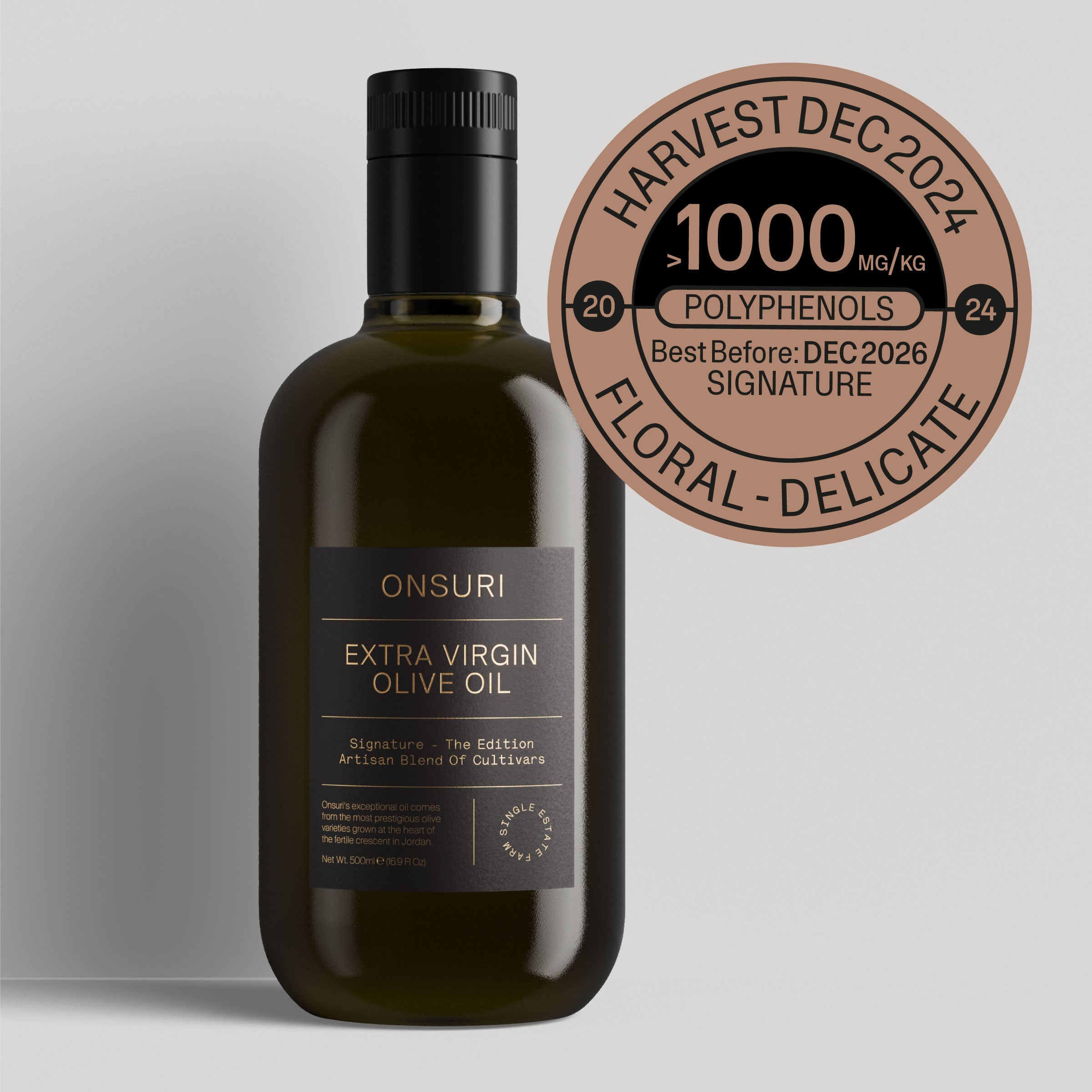 Onsuri Extra Virgin Olive Oil - Signature 500ml Bottle